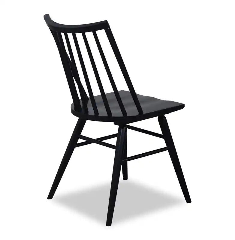 Astro Dining Chair with Curved Spindle-Back
