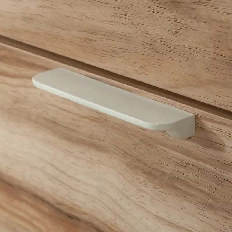 15.75" Commercial Grade File Tower with 2 Drawers & Cubby, Natural Wood Office Storage