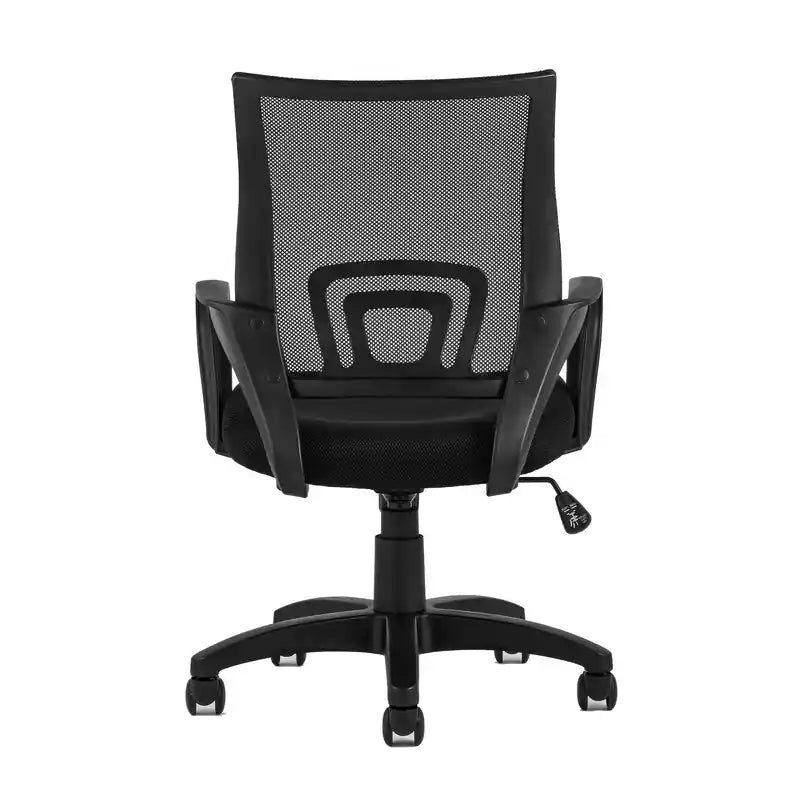 22" Mid-Back Mesh Office Chair with Foam Padded Seat, Breathable Ergonomic Design
