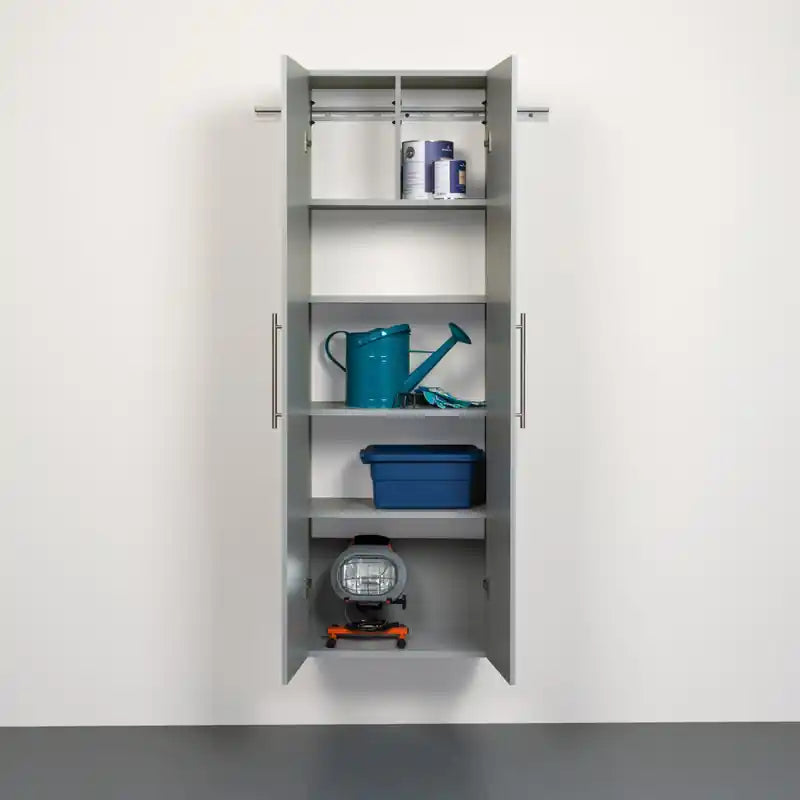 4-Shelf Garage Storage Cabinet, Freestanding Shelving Unit, Space-Saving Organizer
