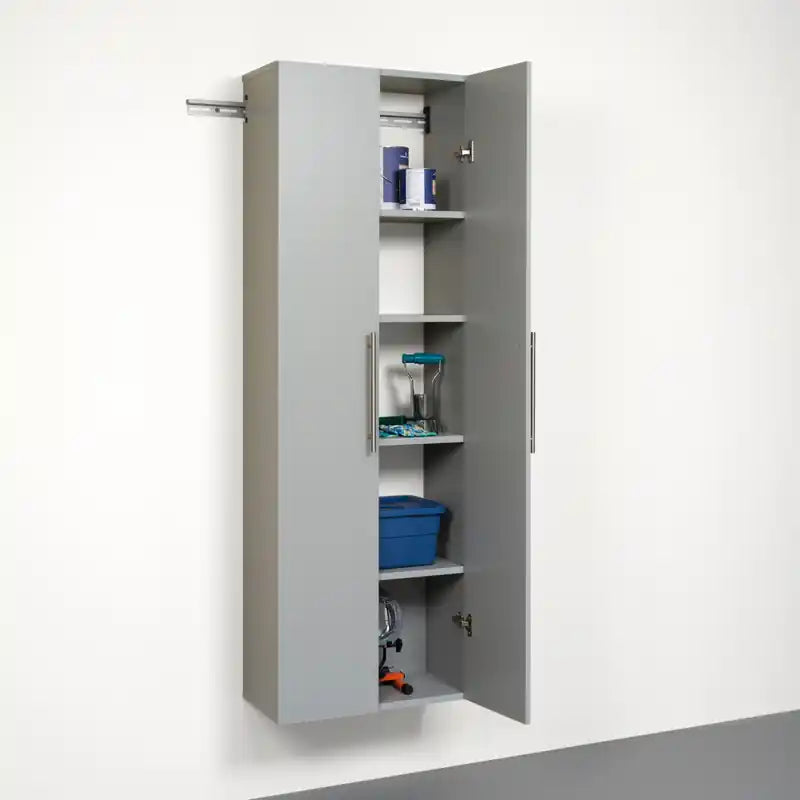 4-Shelf Garage Storage Cabinet, Freestanding Shelving Unit, Space-Saving Organizer
