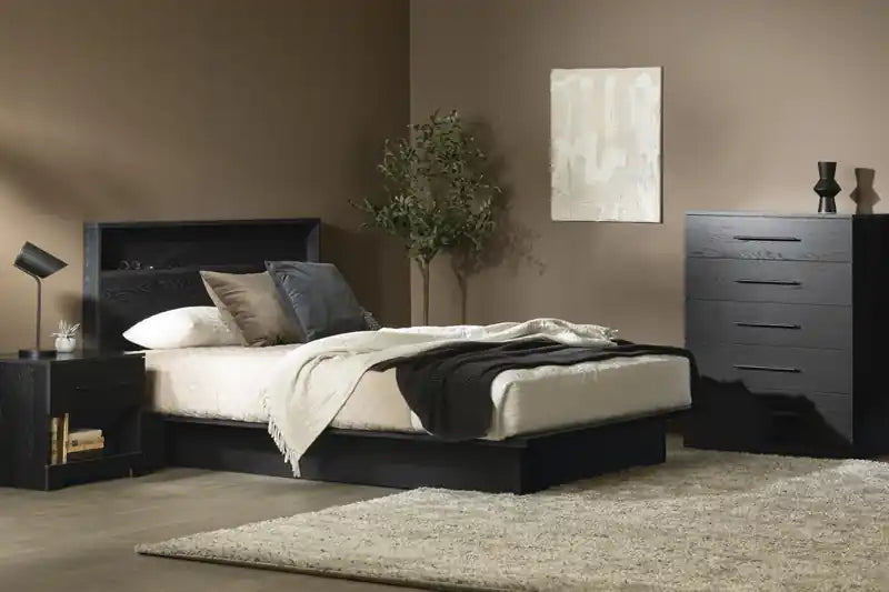 Primo 5-Drawer Chest - Black Oak