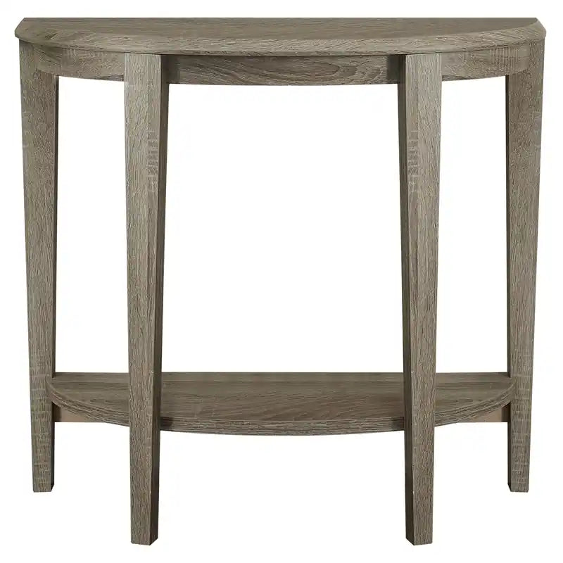 Dark Taupe Wood-Look Console Table