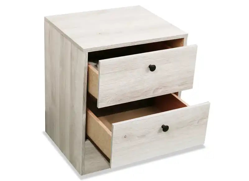 Hart Bedside 2-Drawer Nightstand, 18.4W x 22.2H, Made in Canada