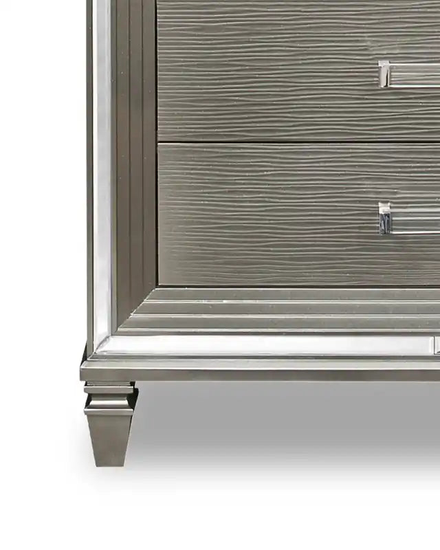 Max Bedroom Chest of Drawers, 5-Drawer, 38W x 54.3H, Glam