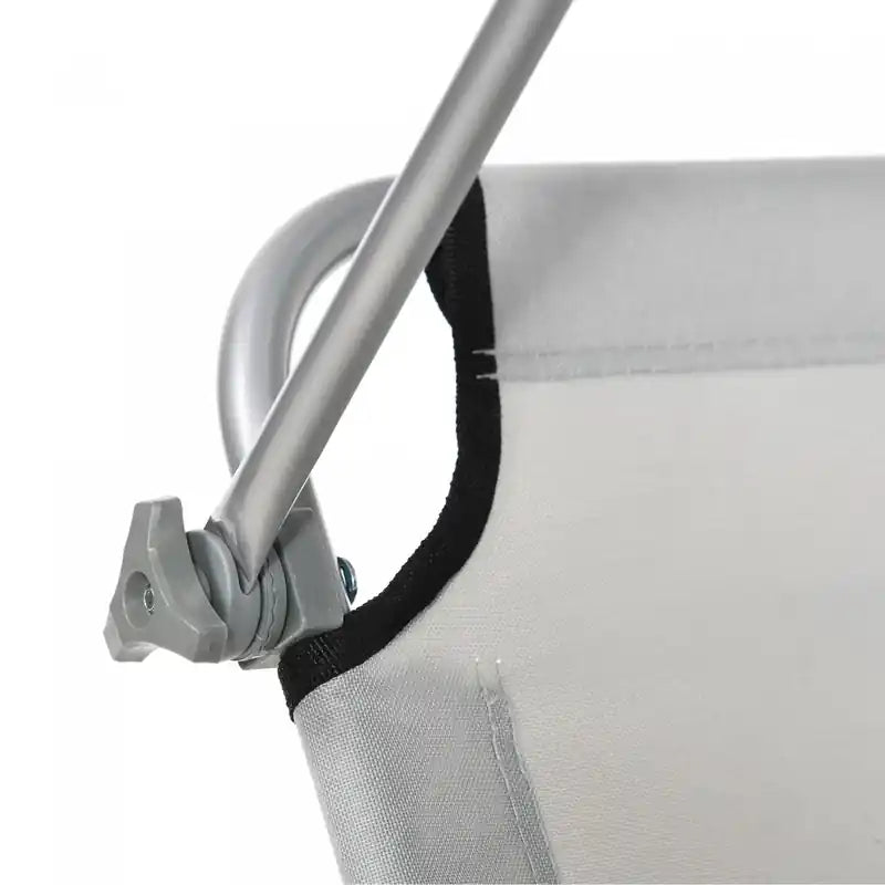 Adjustable Folding Outdoor Chaise Lounge Chair with Sunshade Canopy, Patio Recliner